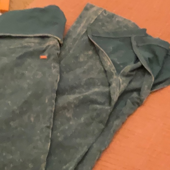 Pink Victoria’s Secret distressed, flare leggings - Picture 2 of 4